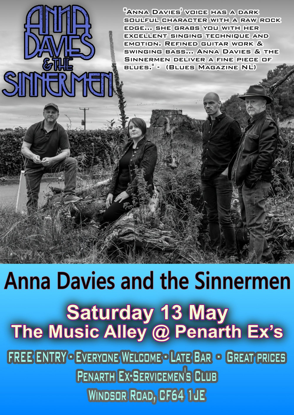 Anna Davies & The Sinnermen Band Anna Davies & The Sinnermen Band