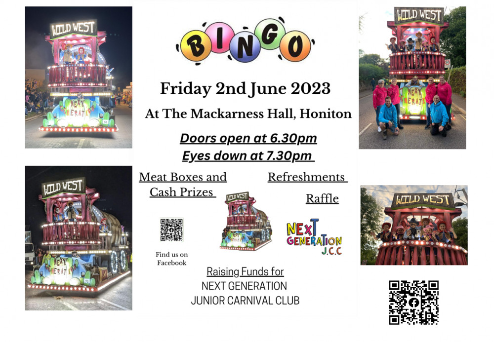 Bingo - Next Generation Junior Carnival Club