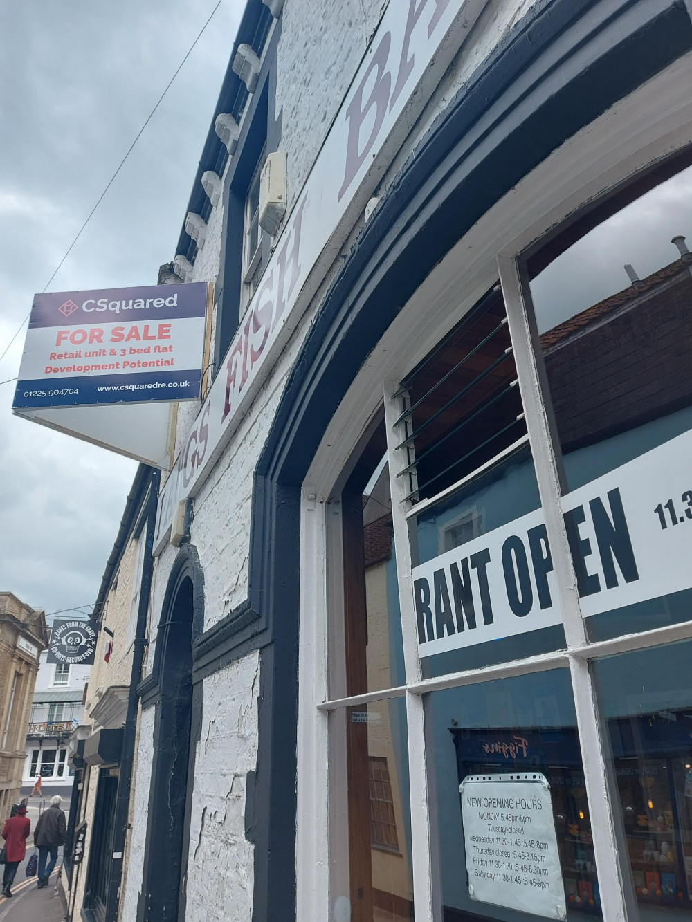 The King Street fish and chip shop May 12