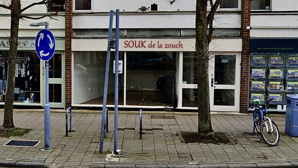 The shop once occupied by Souk de la Zouch has been empty since February. Photo: Instantstreetview.com