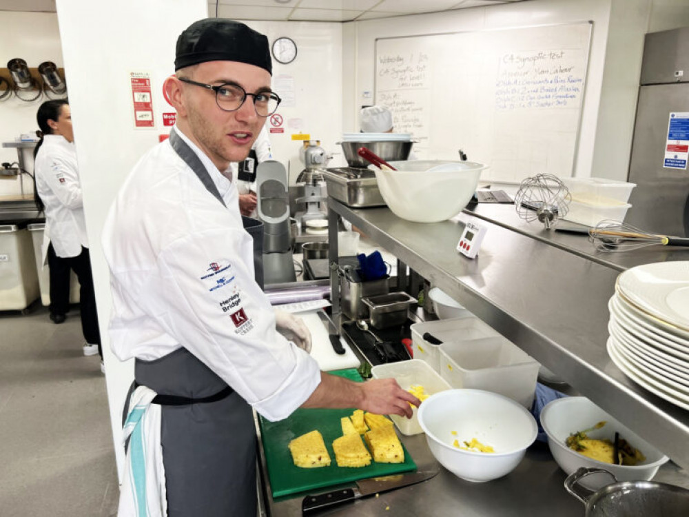 Kai Whittaker from West London College has been named as the Student Pastry Chef of the Year. Photo: The Chef's Forum.