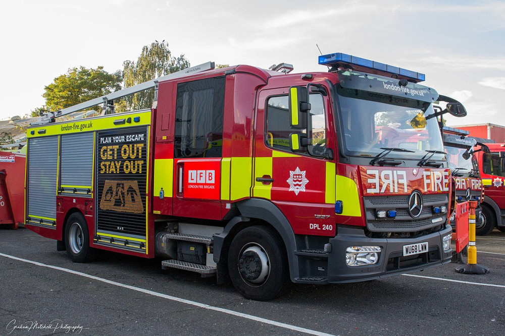 One man has been taken to hospital after a care home fire. Photo: Graham Mitchell.