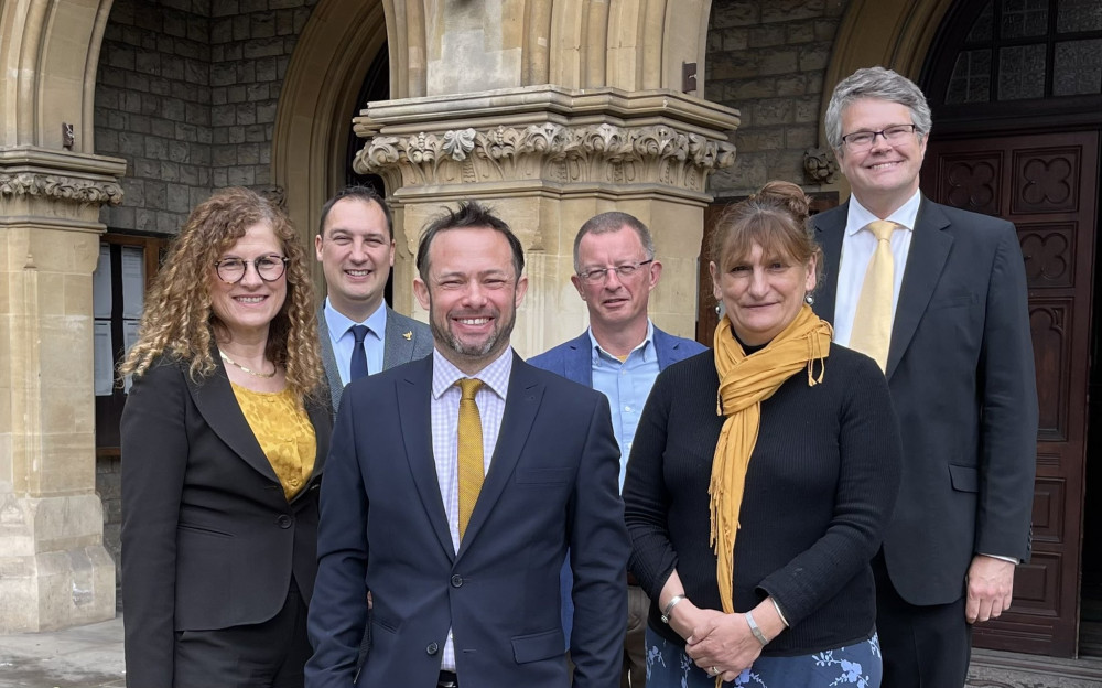 Liberal Democrat Group outside Ealing Town Hall