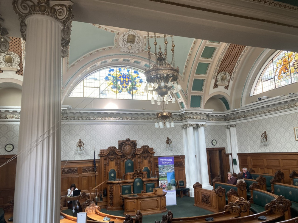 The councillor announced his priorities in a video filmed in the council chamber (Image - Alasdair Perry)