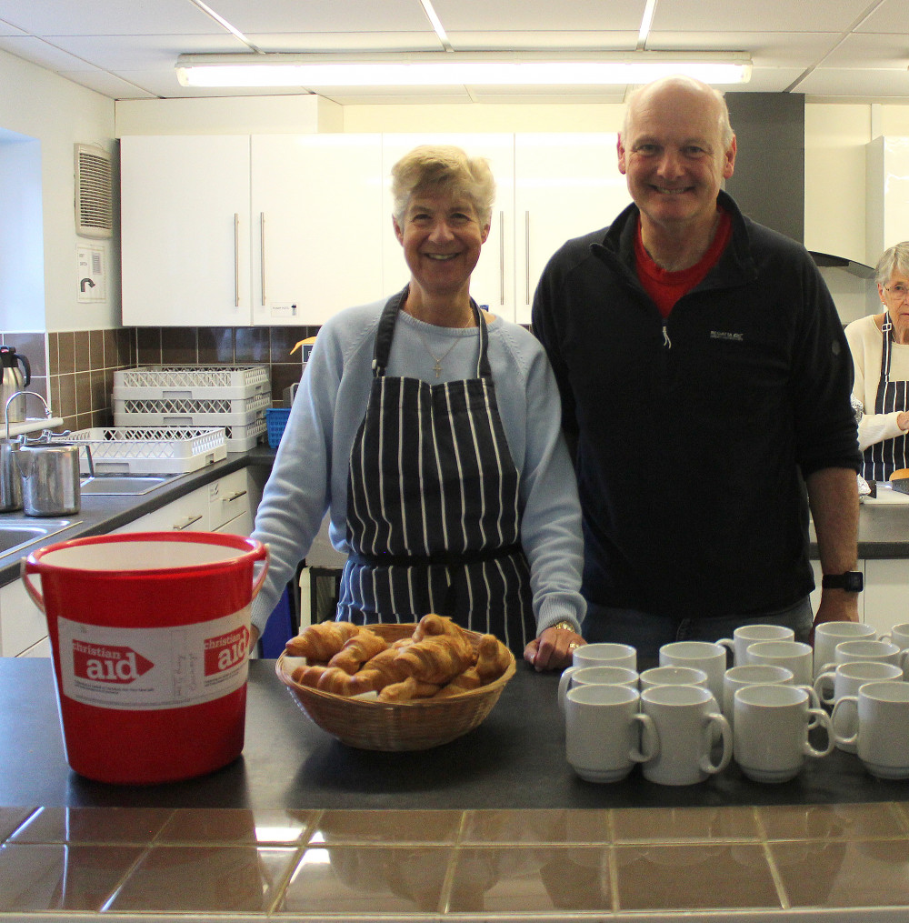 Christian Aid volunteers at Dorchester Baptist Church