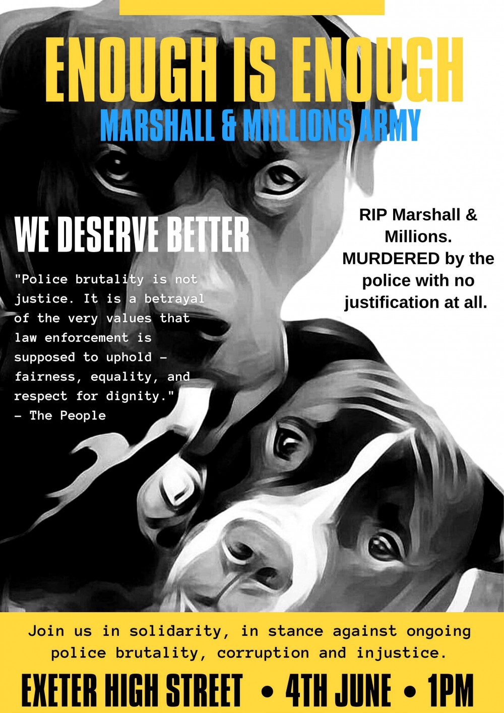 Vigil for Marshall and Millions Vigil for Marshall and Millions