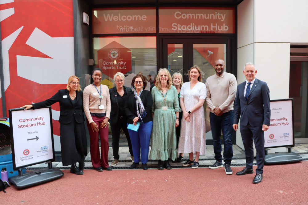 West London NHS Trust and Brentford FC Community Sports Trust launch Wellbeing and Recovery College. Photo: West London NHS Trust.