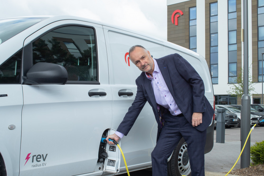 CEO of Radius, Bill Holmes, was delighted with the £10 million EV investment (Nub News).