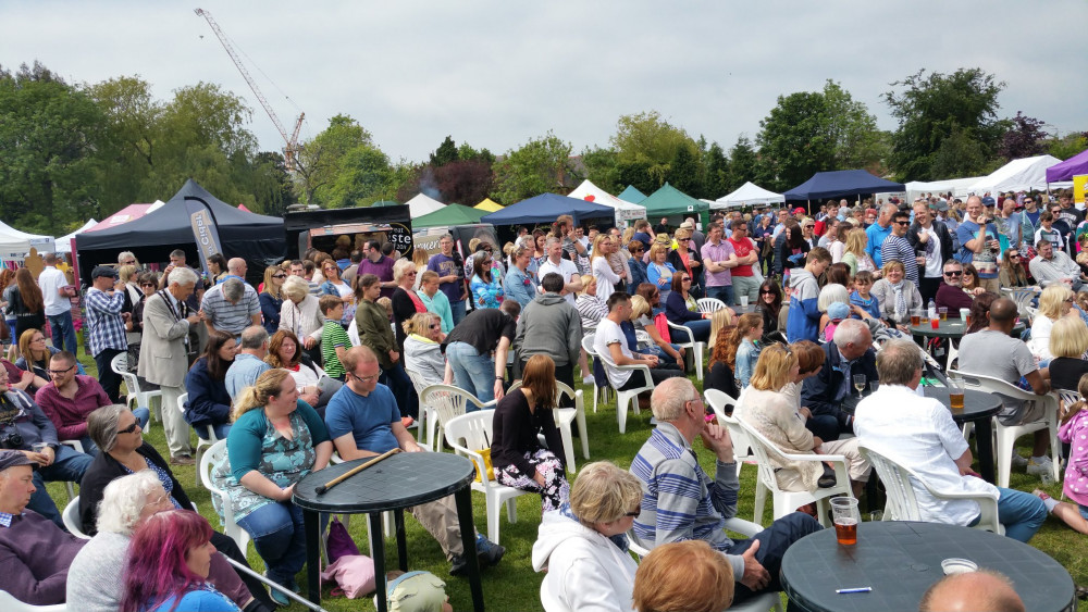 Ashby Food Gusto Festival 2023 at the Bath Grounds, Ashby de la Zouch, Leicestershire