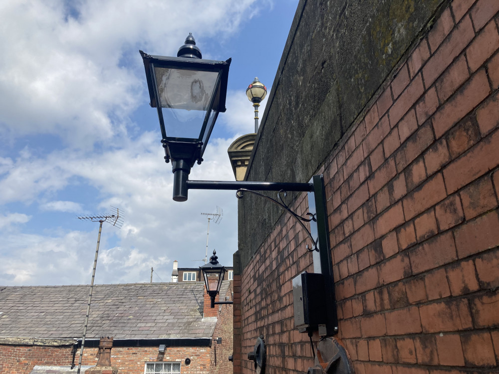 The new street lamps maintain the traditional style but feature new LED lights (Image - Alasdair Perry)