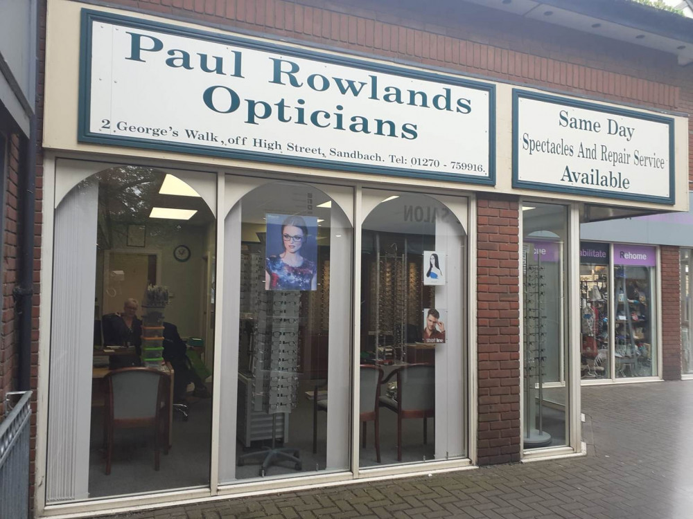 Paul Rowlands Opticians has been taken over by Bayfields (Photo: Deborah Bowyer/Nub News)