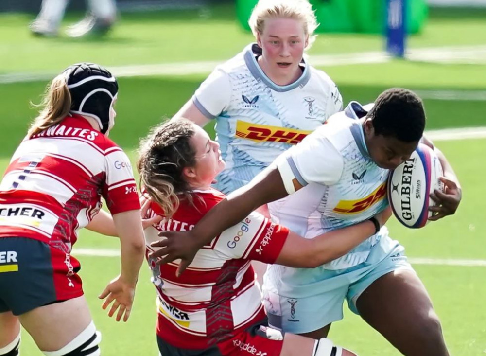 Harlequins travelled to Kingsholm to face top-of-the-table Gloucester-Hartpury, with Amy Turner’s side battling for a place in the top four. Harlequins travelled to Kingsholm to face top-of-the-table Gloucester-Hartpury, with Amy Turner’s side battling for a place in the top four.