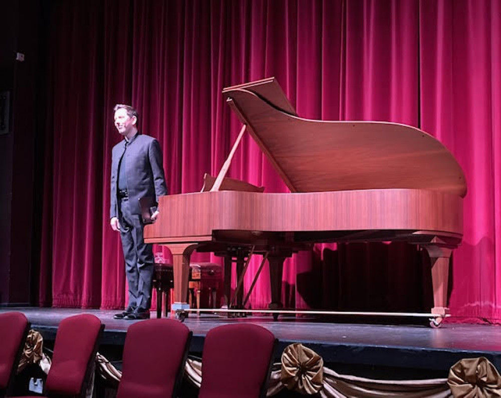 Lucas Krupinski takes a bow at The Gateway Theatre in Seaton