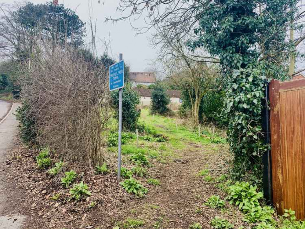 Manley Road Copse entrance Manley Road Copse entrance