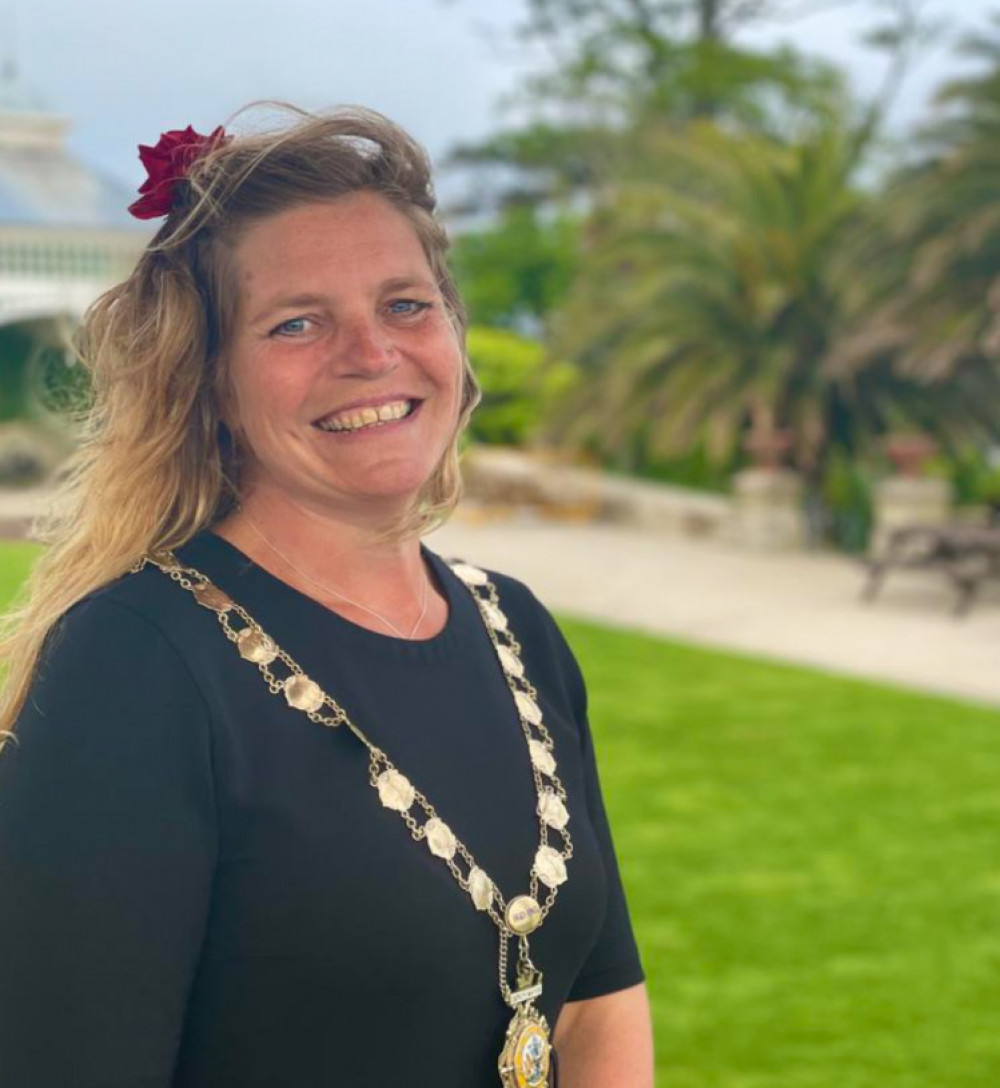 Kirstie Edwards back in 2022 being re-elected Deputy Mayor. 