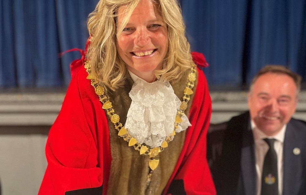 Falmouth's new Mayor Kirstie Edwards (Image: Falmouth Town Council) 