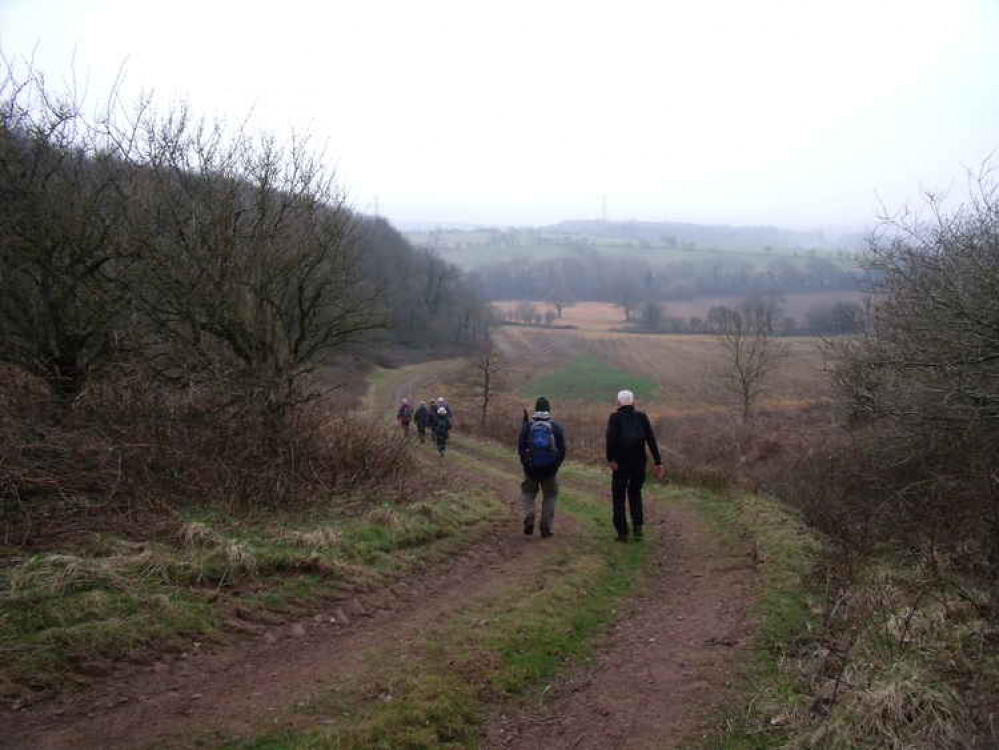 Long Walking Group en-route to St Fagans