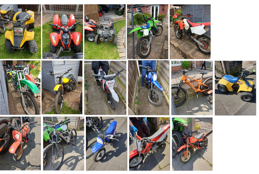 Police recovered 16 suspected stolen bikes from a property in Blurton recently (Staffordshire Police).