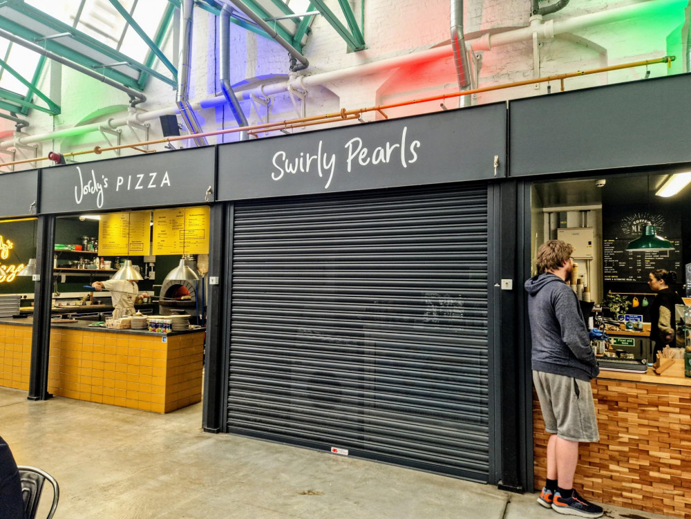 'Several traders' are interested in the Crewe Market Hall unit - occupied by Swirly Pearls until Sunday 21 May (Ryan Parker).