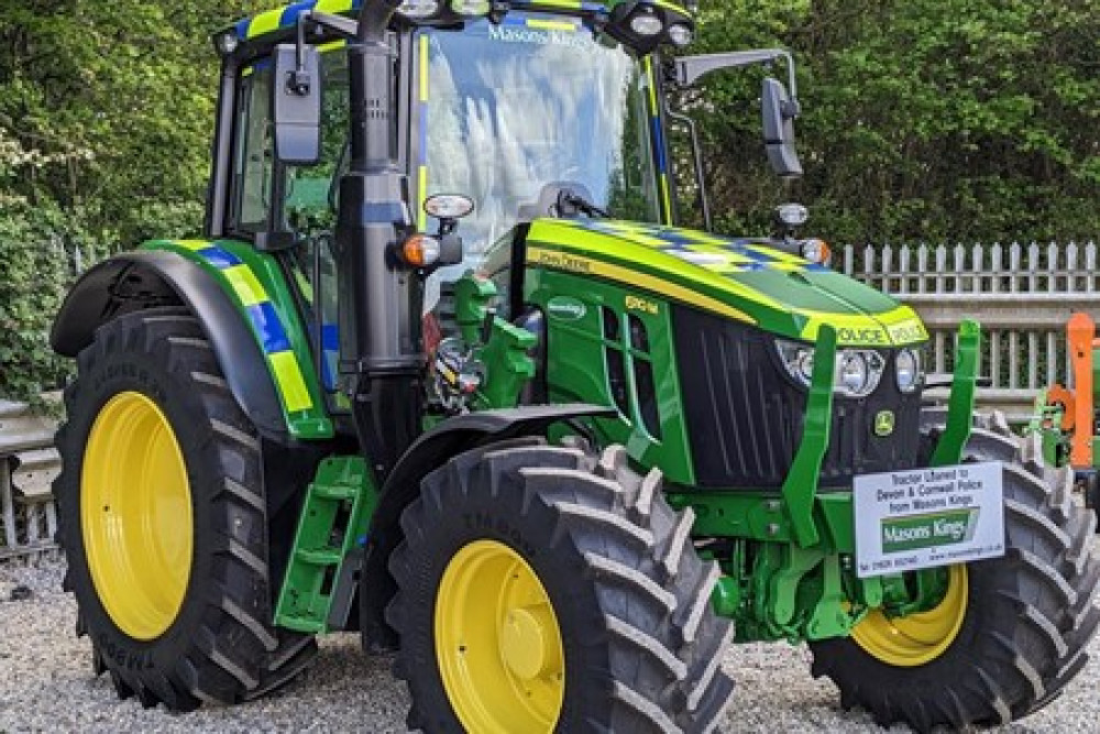 The Devon and Cornwall Police Tractor 