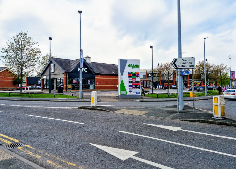 Shoe Zone, Grand Junction Retail Park, will be relocating into the former Burger Priest restaurant unit - adjacent to Costa Coffee (Ryan Parker).