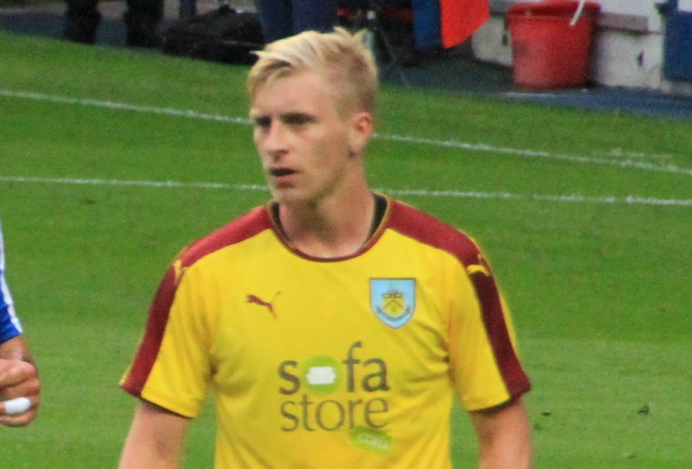 Ben Mee and Karen Abou-Abdallah are given PFA Community Champion Awards. Photo: Jim Easton.