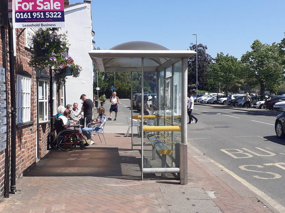 Businesses want this Congleton Road bus stop moved. (Photo: Sandbach Nub News) Businesses want this Congleton Road bus stop moved. (Photo: Sandbach Nub News)