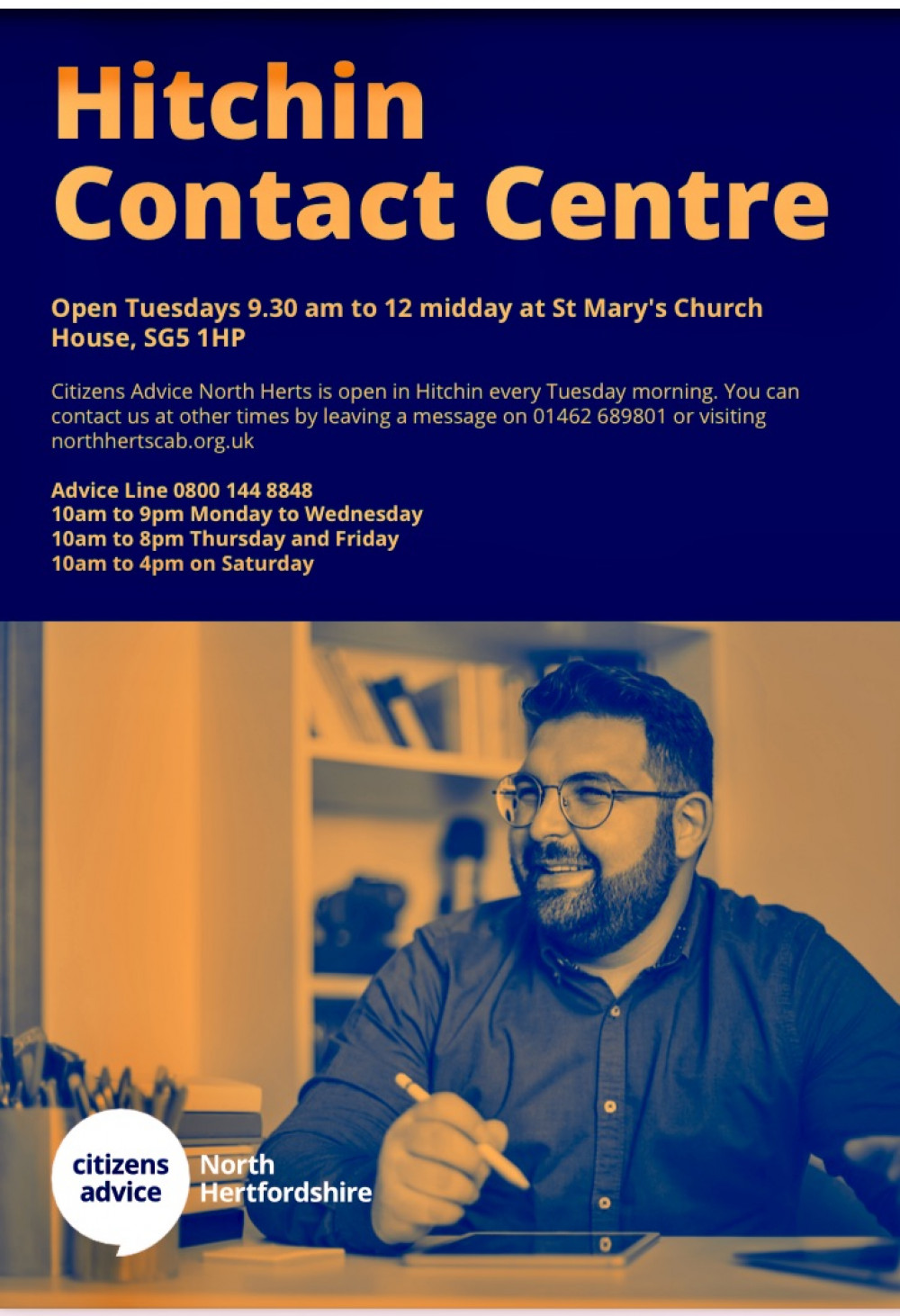 Citizens Advice Drop in at Church House Citizens Advice Drop in at Church House