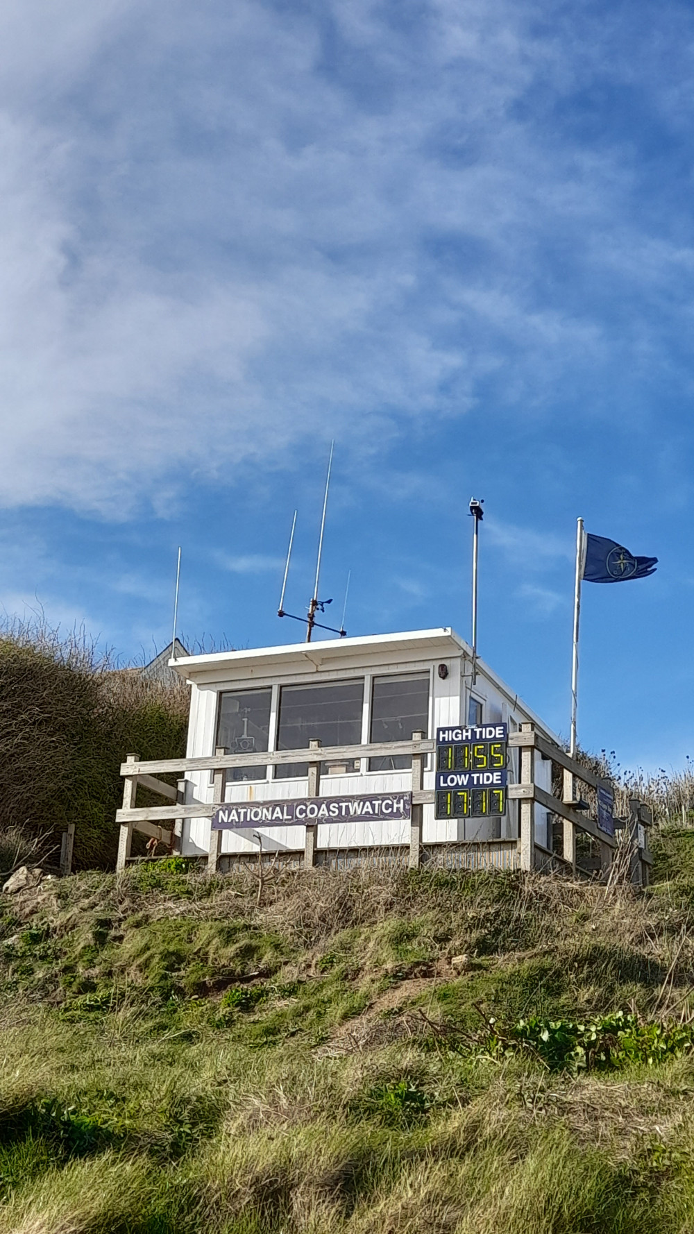 The National Coastwatch Institution station at Burton Bradstock