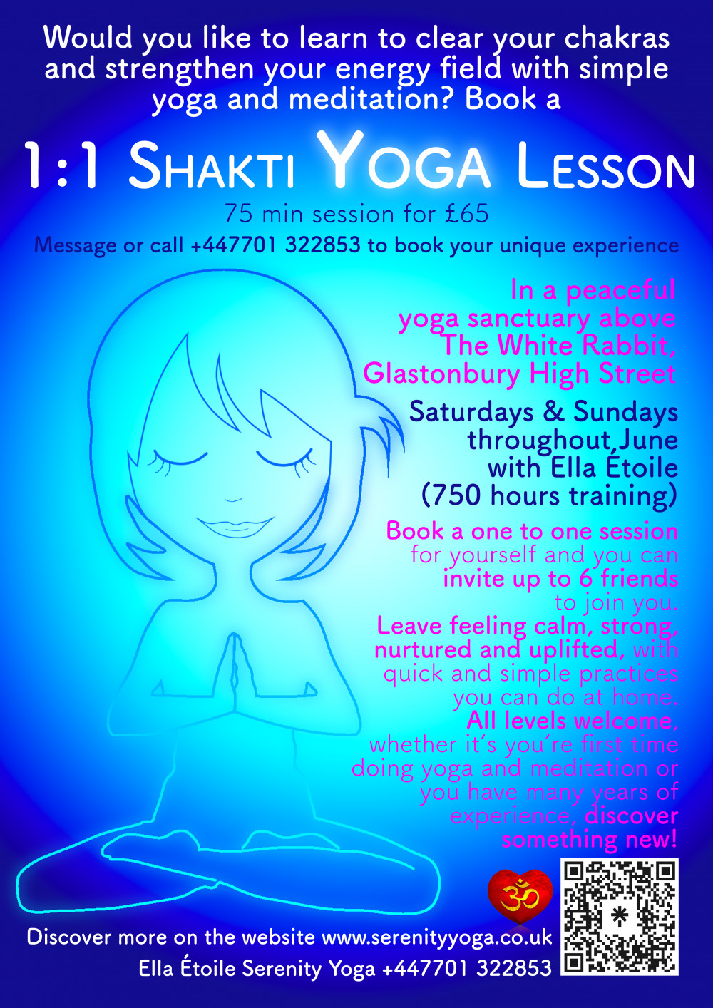 Shakti Yoga & Meditation One-to-One Lessons Shakti Yoga & Meditation One-to-One Lessons