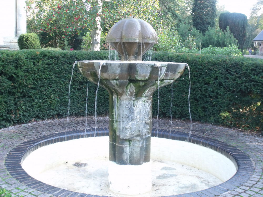 The Czech Memorial Fountain in Jephson Gardens