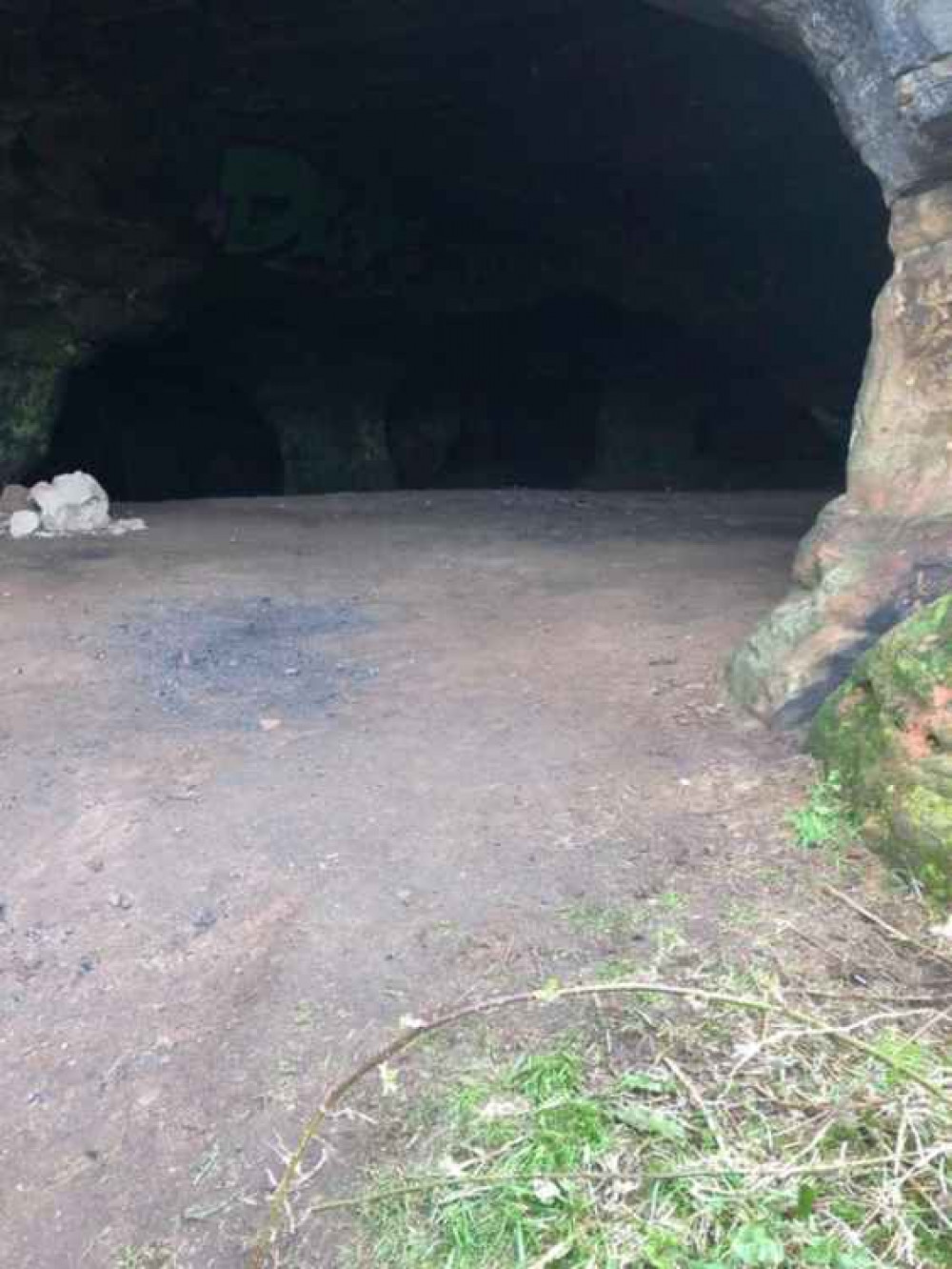 Frodsham Caves looking spick and span after the clean-up operation Frodsham Caves looking spick and span after the clean-up operation