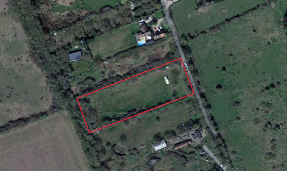 The planned site of the pitch. The planned site of the pitch.