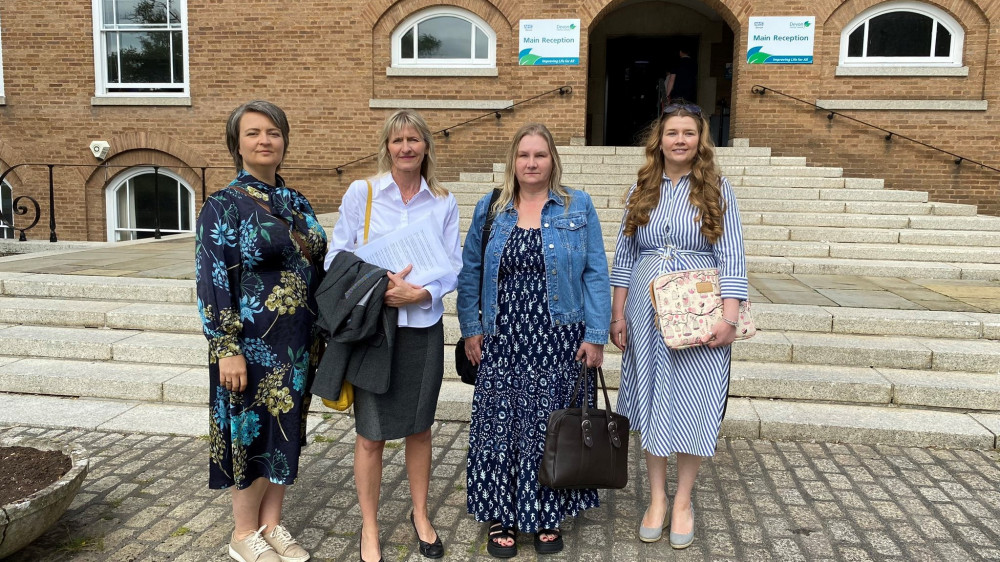 Parents of children with SEND who spoke at the children's scrutiny committee (Ewan Murrie) Parents of children with SEND who spoke at the children's scrutiny committee (Ewan Murrie)