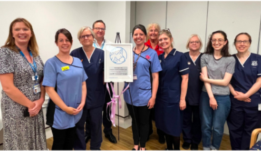 Kingston Hospital’s Neonatal Unit has been accredited as ‘Baby Friendly’ by the UK Committee for UNICEF (UNICEF UK) for excellent practice in the support of infant feeding and parent-infant relationships (Credit: Kingston Hospital)