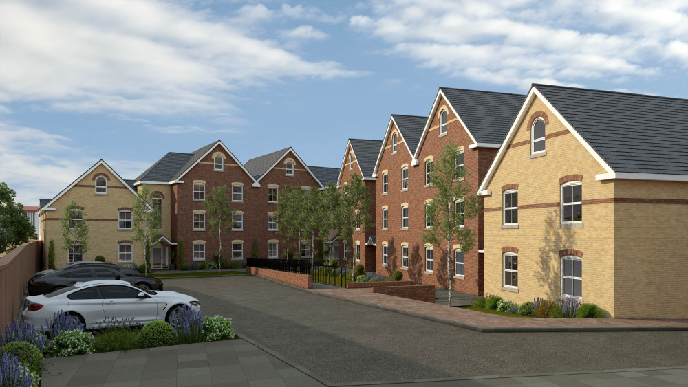 An illustration of the rear of the proposed development An illustration of the rear of the proposed development