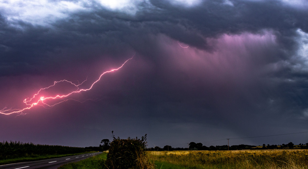 Heavy rain and thunderstorms are predicted for Warwick tomorrow (image via SWNS)