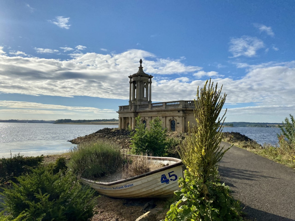 Normanton Church, Rutland Water. Image credit: Karina Gallagher. 