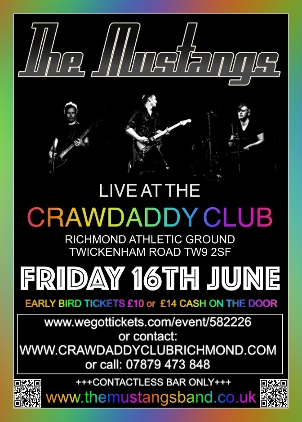 The Mustangs Set to Electrify the Legendary Crawdaddy Club on June 16th