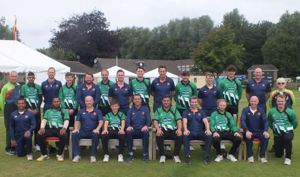 Cowbridge Cricket Club team with MCC team