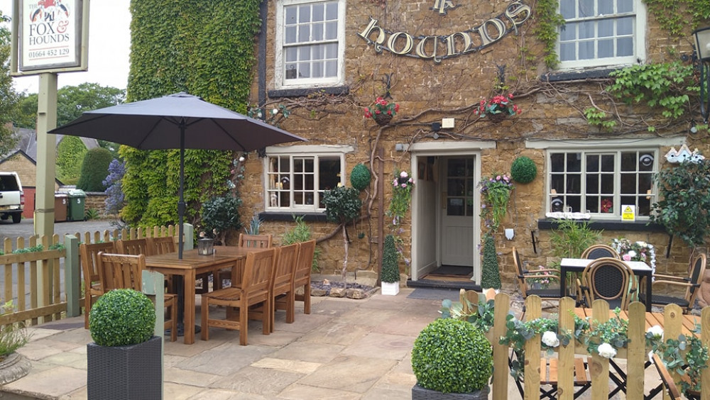 Enjoy fine dining, music, deals, events and more at The Fox and Hounds in Knossington. Image credit: The Fox and Hounds. 