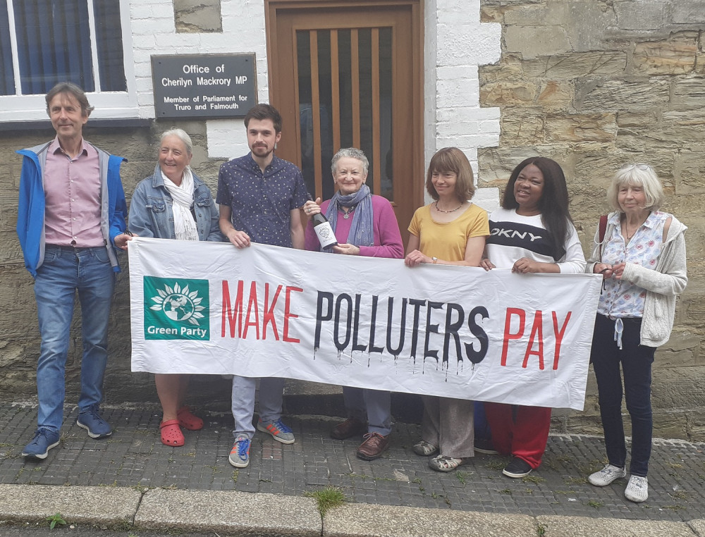 Green party campaigners and Baroness Jenny Jones (Image: Green Party) 