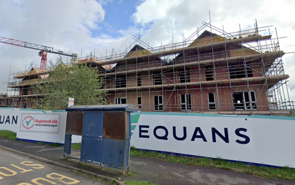 The final roof tiles have been laid on a brand-new retirement complex in Chell Heath (Google).