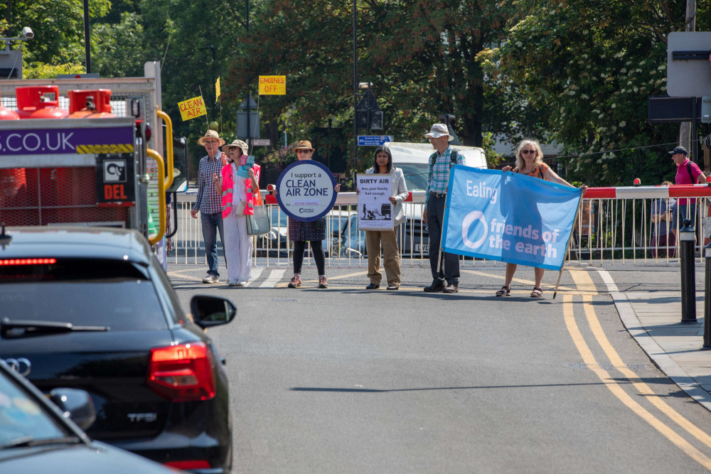 Local MP Rupa Huq joined the protest. Local MP Rupa Huq joined the protest.