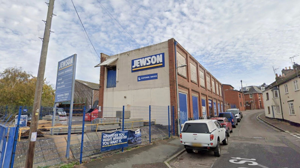 Jewson, Fore Street, Exmouth (Google Maps)