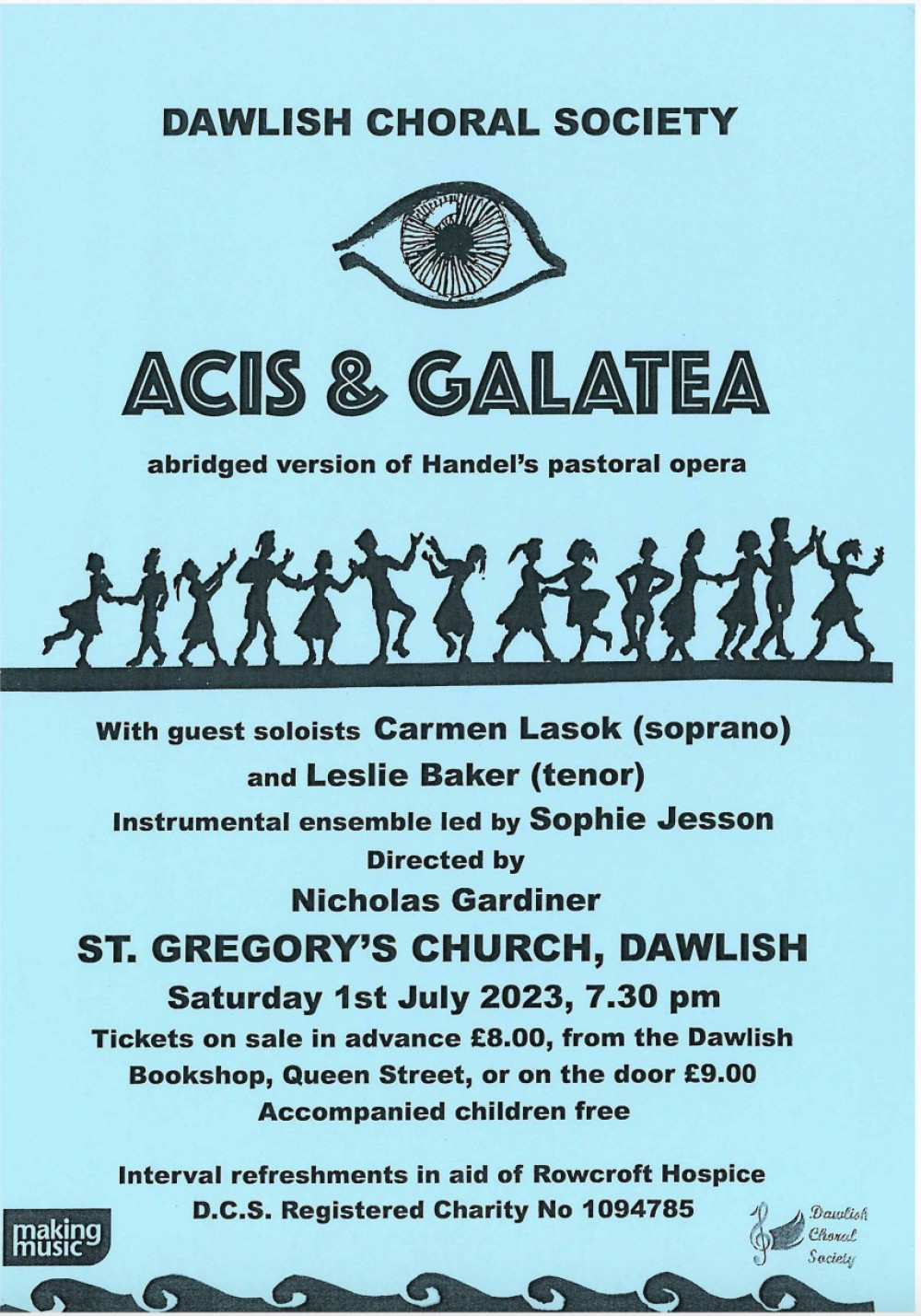 Dawlish Choral Society Acis and Galatea Opera