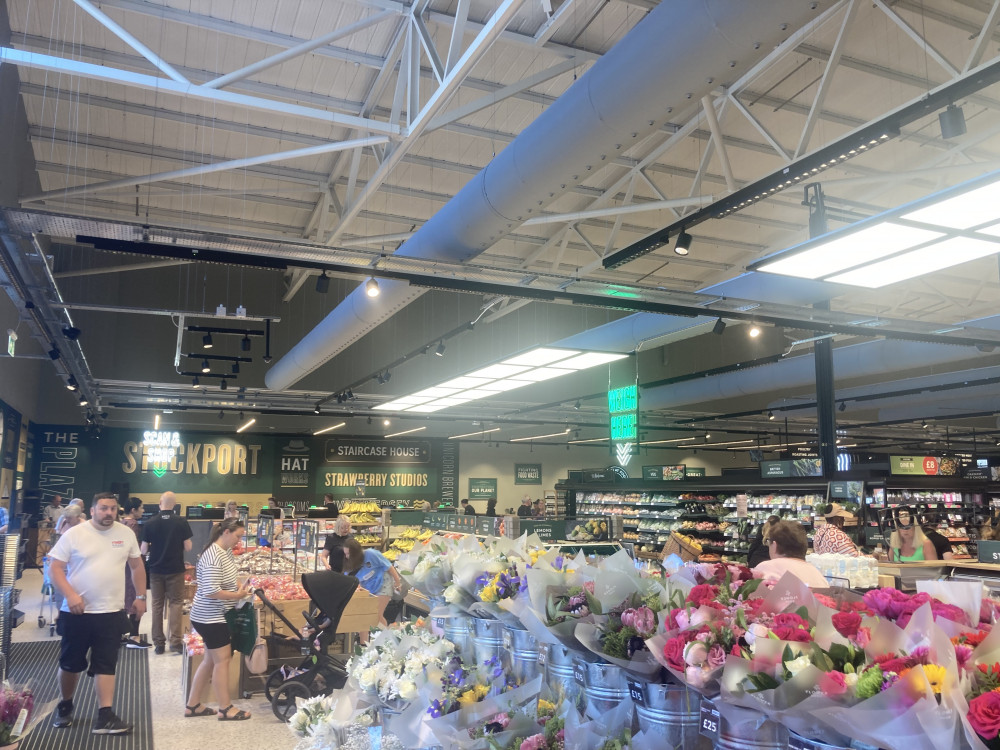 A new M&S Food Hall store has opened today at Stockport retail park, near Portwood Roundabout (Image - Alasdair Perry)