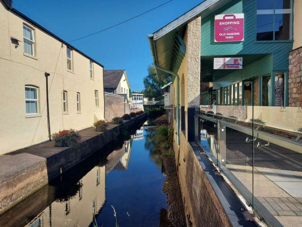 In Cowbridge town centre this morning