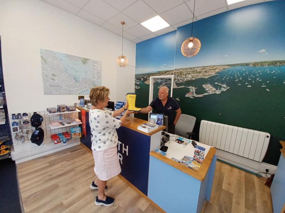 Inside Falmouth RNLI's new shop (Image: RNLI/Simon Culliford) 