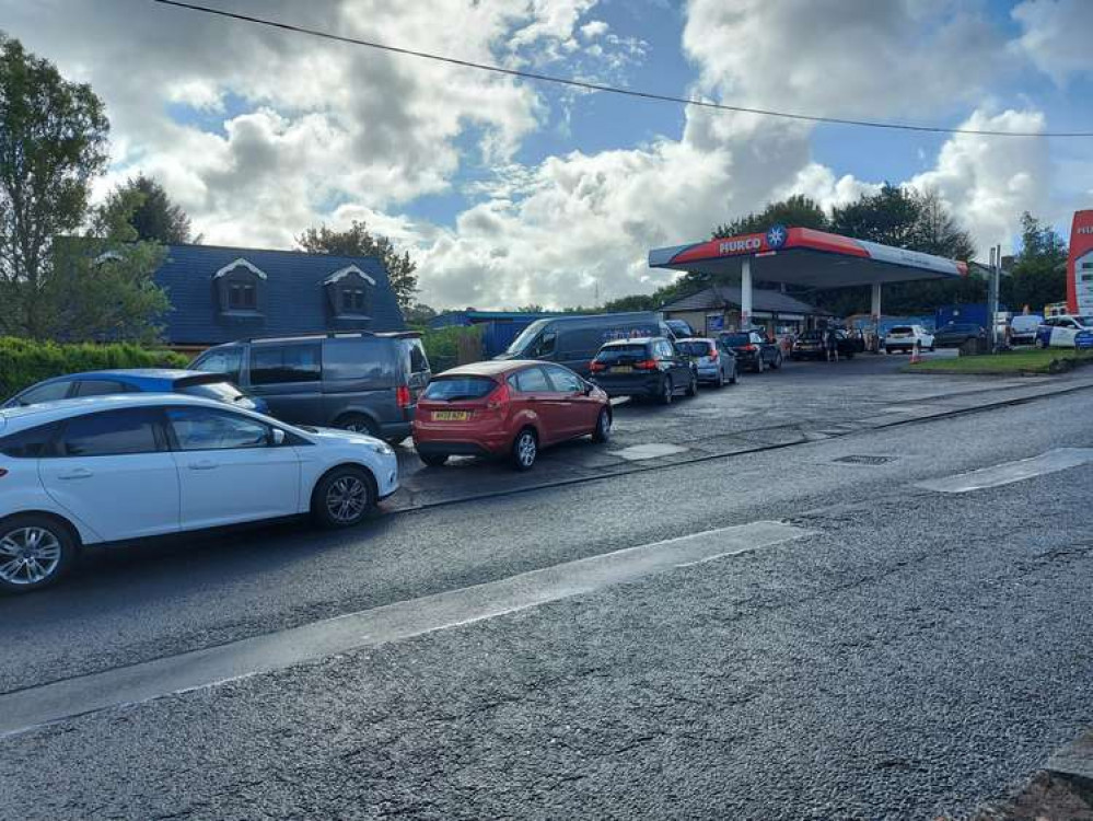 Staff predict they will run out of fuel today Staff predict they will run out of fuel today